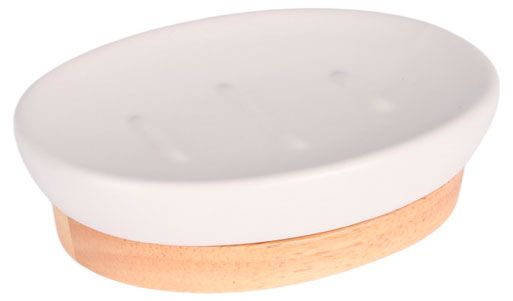 Мыльница Actuel белая, 13,5x9,5x3,5 см