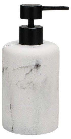 Диспенсер мыла Actuel мрамор, 7,9x7,9х17 см