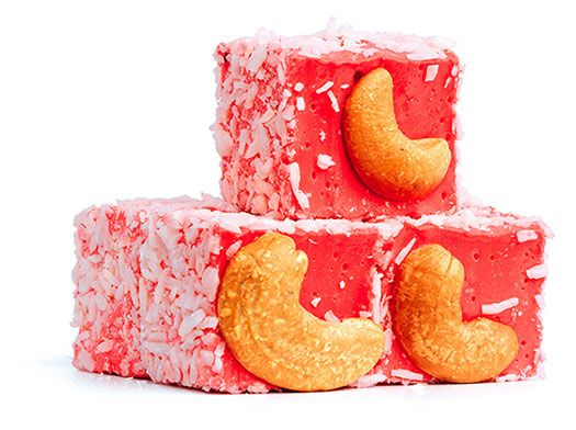 Нуга клубничная с кешью, вес