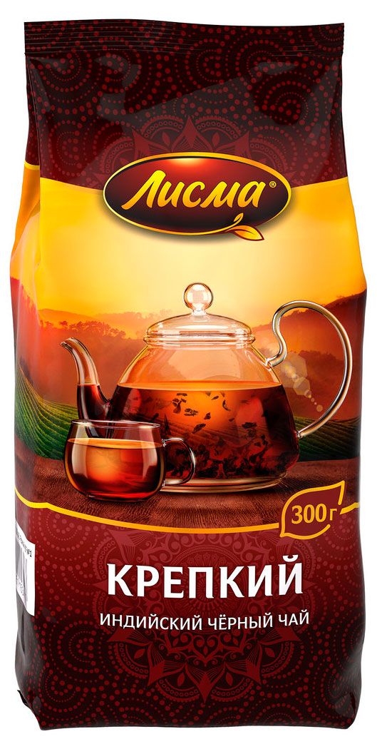 Чай черный Лисма индийский крепкий, 300 г