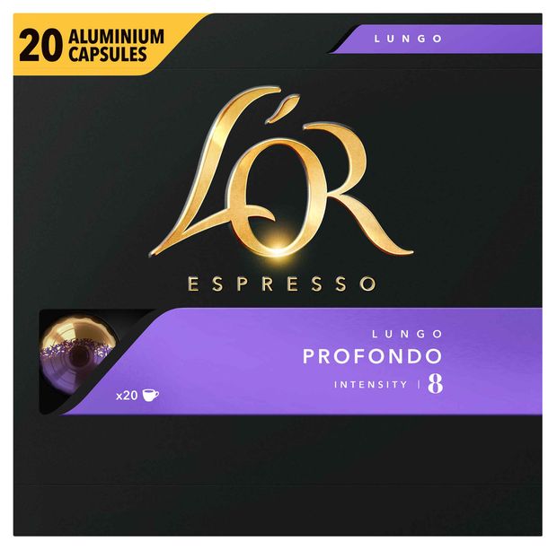 Кофе в капсулах Lor Espresso Lungo Profondo Франция, 20 капсул