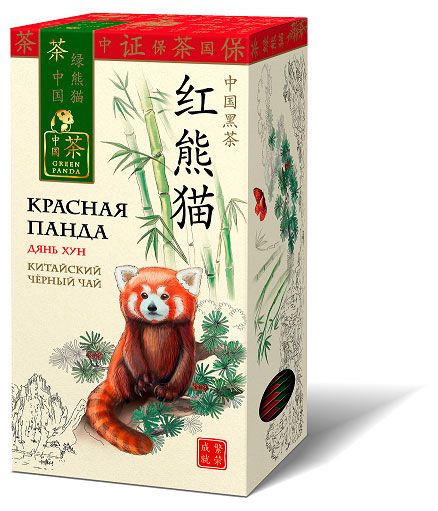 Чай черный Green Panda Красная панда в пакетиках 25х2 г 115₽