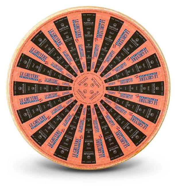 Сыр твердый Грюйер InterCheese 49% БЗМЖ, вес