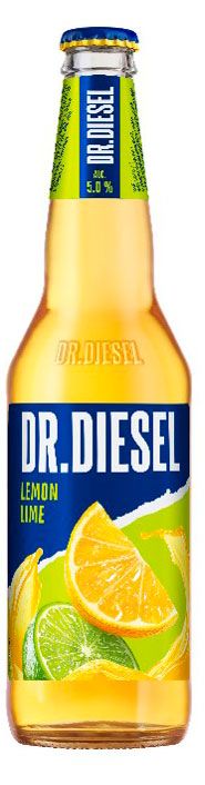 Пивной напиток Doctor Diesel Lemon Lime Лимон и Лайм, 400 мл