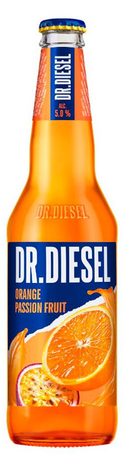 Пивной напиток Doctor Diesel Orange Passion Fruit Апельсин и Маракуйя, 400 мл