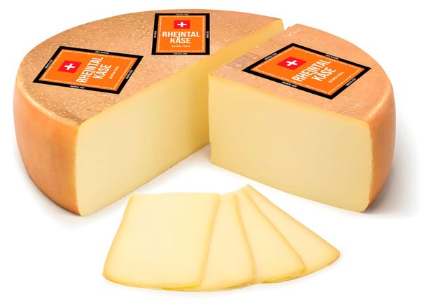 Сыр полутвердый Долина Рейна InterCheese 47% БЗМЖ Швейцария, вес
