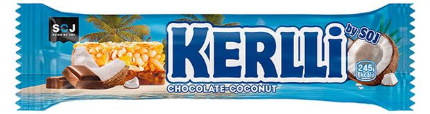 Батончик злаковый Kerlli с кокосом, 50 г