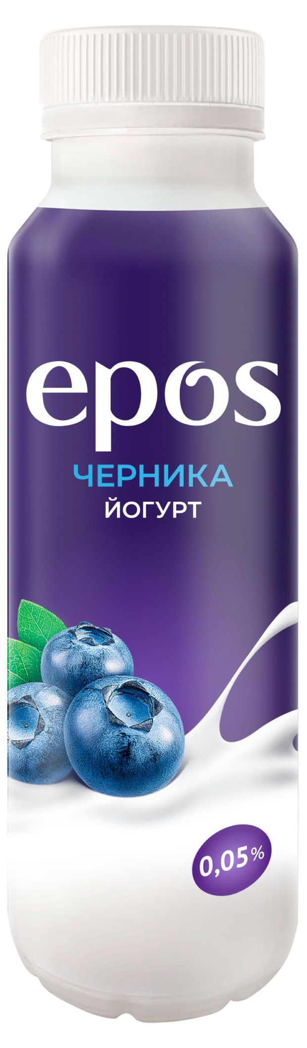 Йогурт питьевой Epos Черника 250 г 55₽
