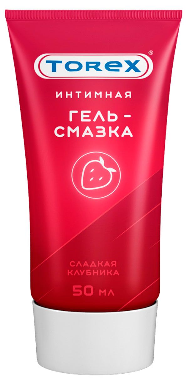 Гель-смазка интимная Torex клубника, 50 мл