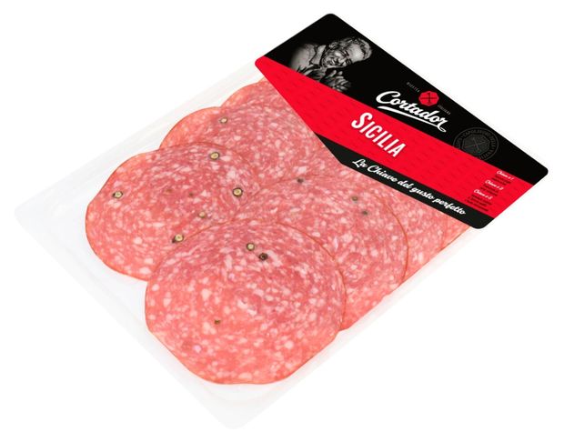 Колбаса сырокопченая Cortador Sicilia нарезка, 70 г