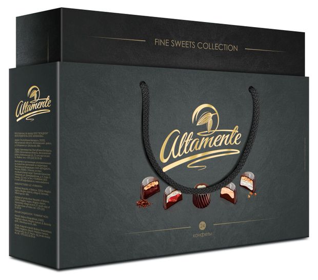 Набор конфет Altamente в черной коробке, 370 г