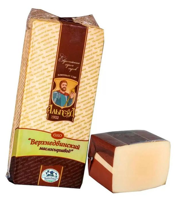 Сыр твердый Пармезан Верхнедвинский 45% БЗМЖ, вес