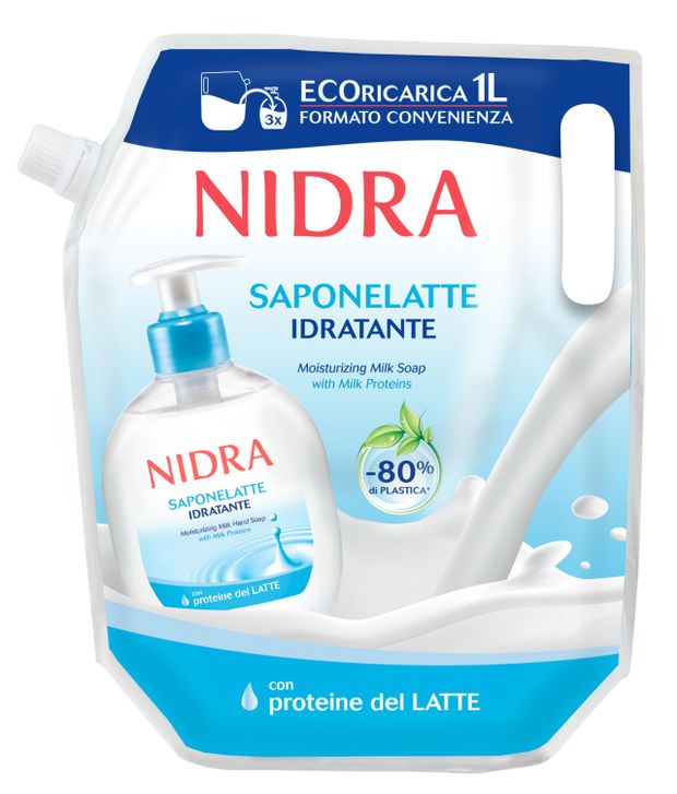 Мыло жидкое Nidra с молочным протеином, 1 л