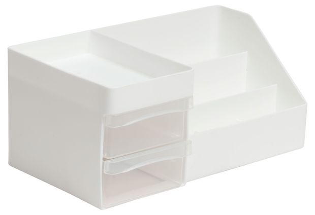 Органайзер для косметики Violet белый, 25,8х16х11,5 см