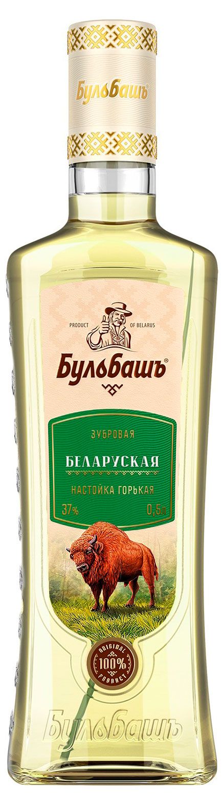 Настойка Бульбашъ Зубровая Беларусь, 0,5 л