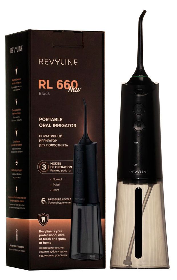 Ирригатор портативный Revyline RL 660 черный