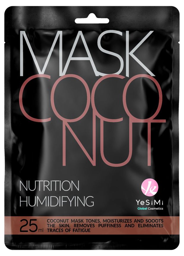 Маска для лица YeSimi с экстрактом кокоса, 25 мл