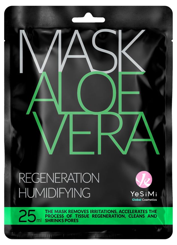 Маска для лица YeSimi с алоэ вера, 25 мл
