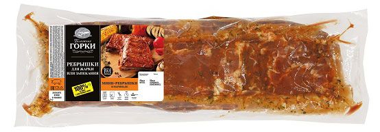 Мини-ребрышки свиные Ближние горки в маринаде охлажденные 12 кг 340₽