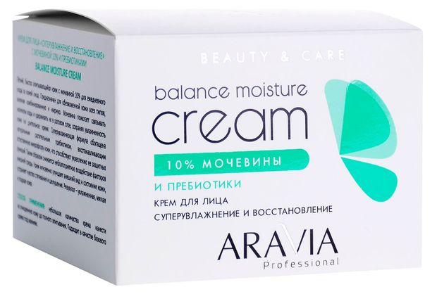 Крем для лица ARAVIA Professional Balance Moisture Cream Увлажняющий с мочевиной, 150 мл