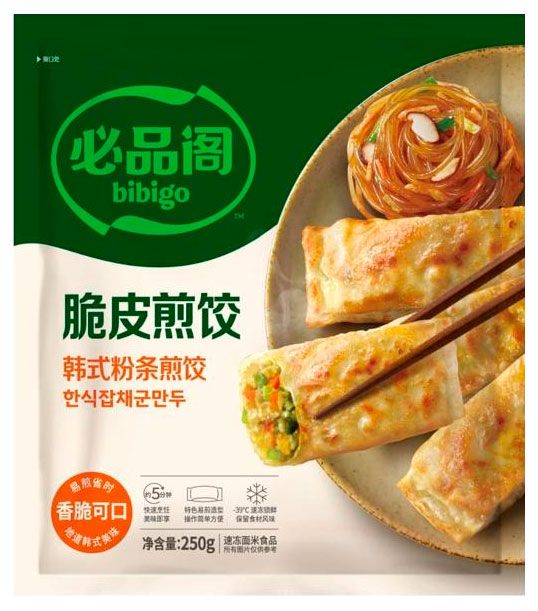 Дамплинги Bibigo для жарки с чапче замороженные, 250 г