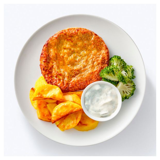 Готовая еда Котлета из рубленного мяса говядины АШАН & Ozon fresh с овощами, 280 г