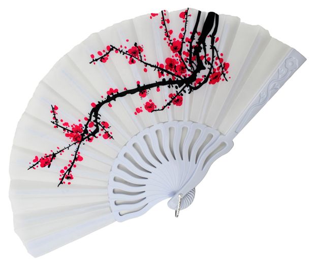 Веер BALL MASQUERADE Цветы, 1 шт в ассортименте