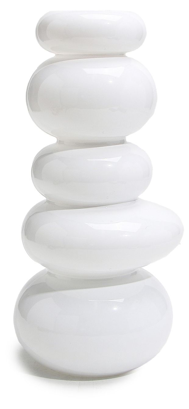 Ваза Actuel белая фигурная, 30 см