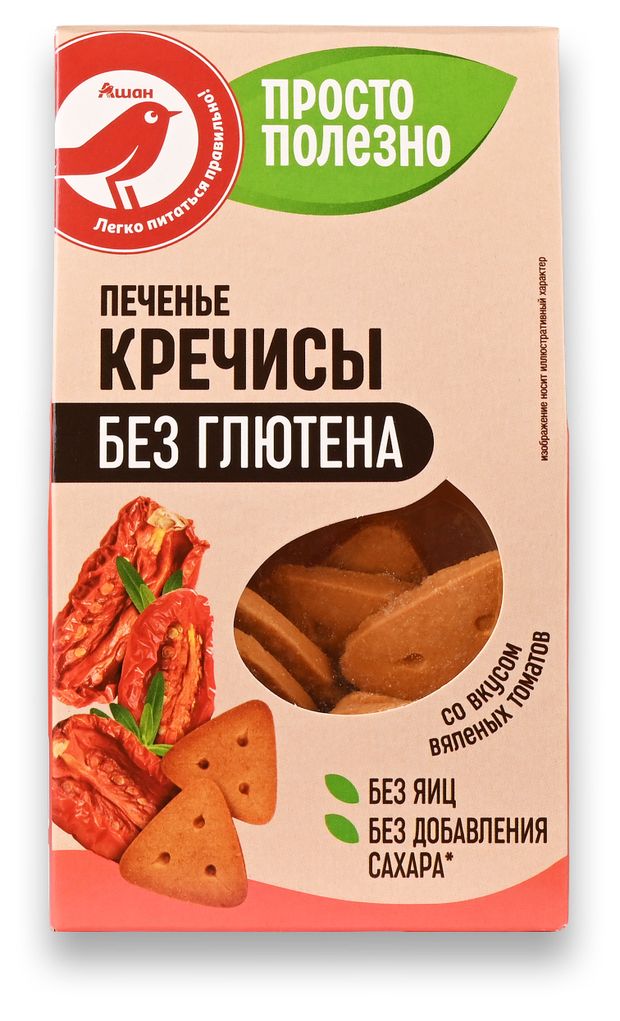 Кречисы АШАН Красная птица со вкусом выленых томатов 85 г 180₽