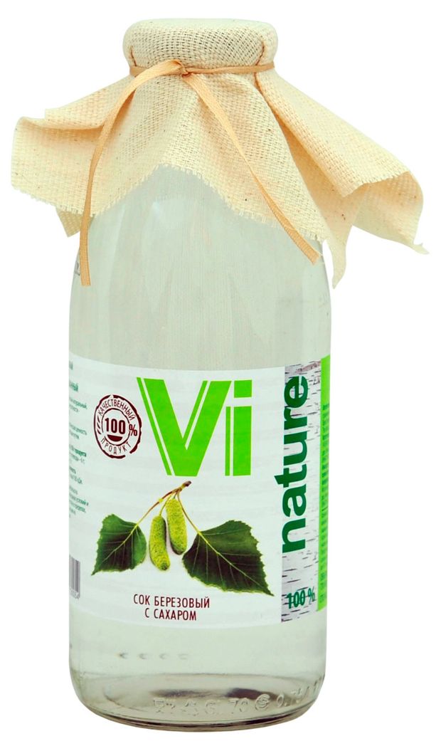 Сок Vi Nature Березовый с сахаром, 750 мл