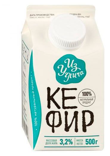 Кефир Из Углича 3,2% БЗМЖ, 500 г