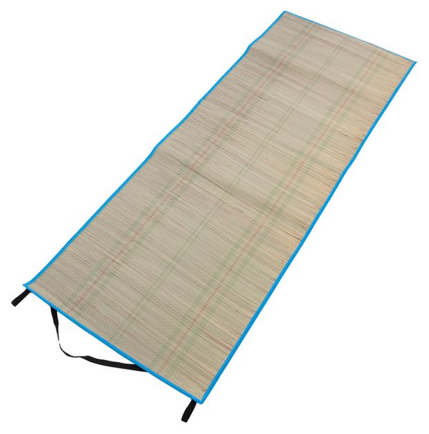Коврик пляжный соломенный с фольгой, 60х170 см