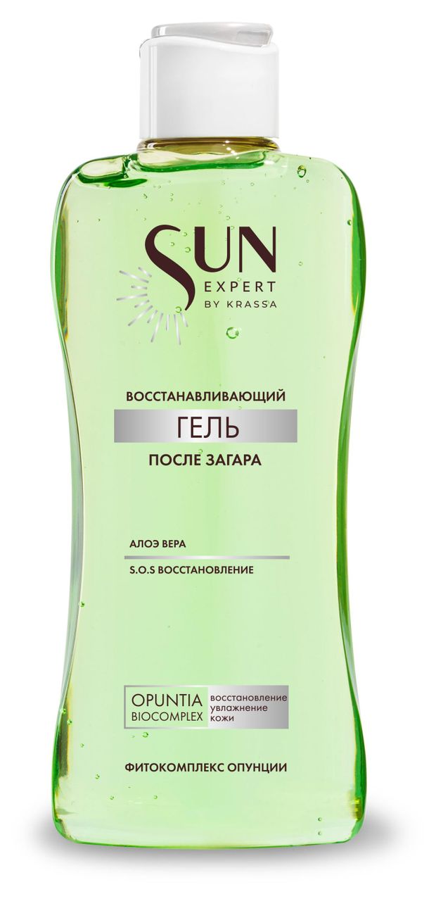 Гель после загара Krassa восстанавливающий, 180 мл