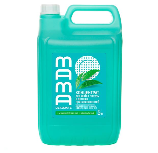 Концентрат для мытья посуды Mama Ultimate с ароматом зеленого чая, 5 л