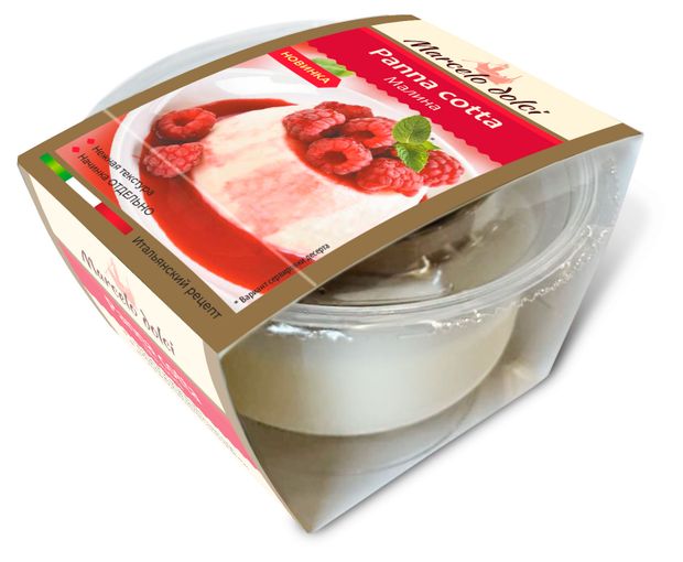 Десерт Marcelo Dolci Панна-котта малина, 110 г