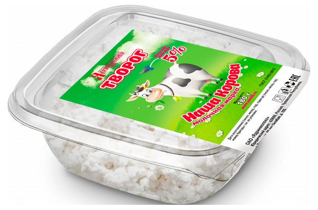 Творог Наша Корова 5% БЗМЖ, 180 г