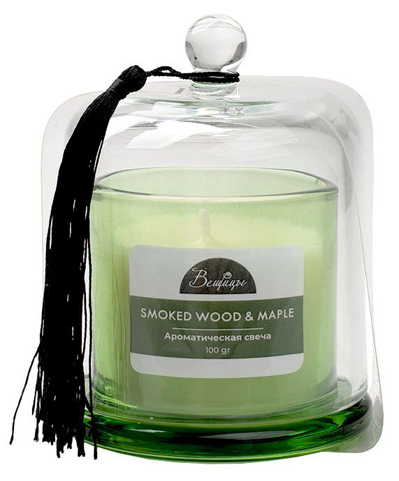 Свеча ароматическая Вещицы Smoked Wood amp Maple 100 г 714₽