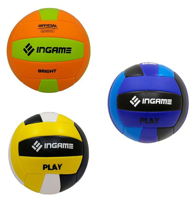 Мяч волейбольный Ingame в ассортименте 600₽