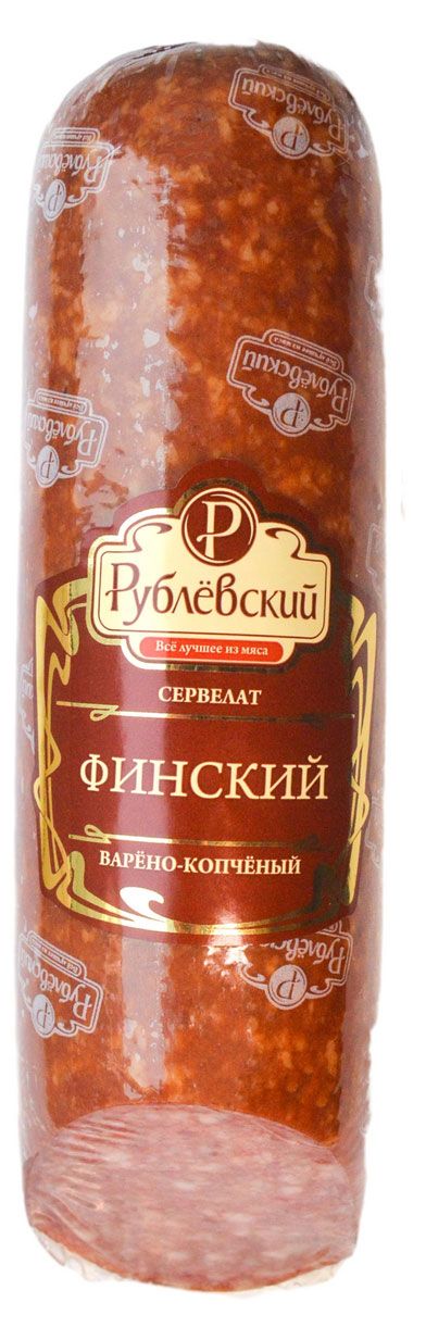 Колбаса варено-копченая Рублёвский Сервелат Фиснкий 300 г 340₽