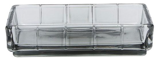 Мыльница Actuel стекло серый 300₽