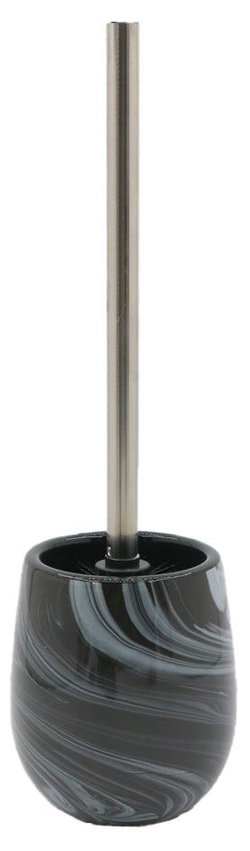 Ершик для унитаза с подставкой Actuel черный мрамор 700₽