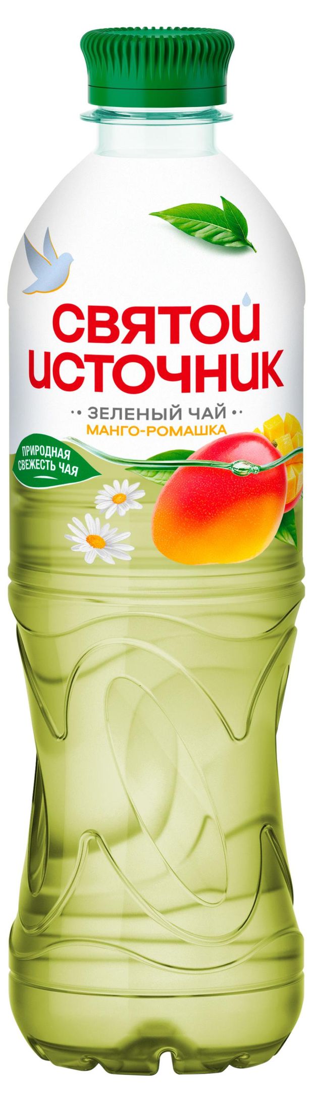 Чай зеленый холодный Святой Источник Манго-ромашка, 0,5 л