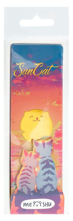 Закладки для книг Meshu Sun Cat 135х45 мм, 3 шт