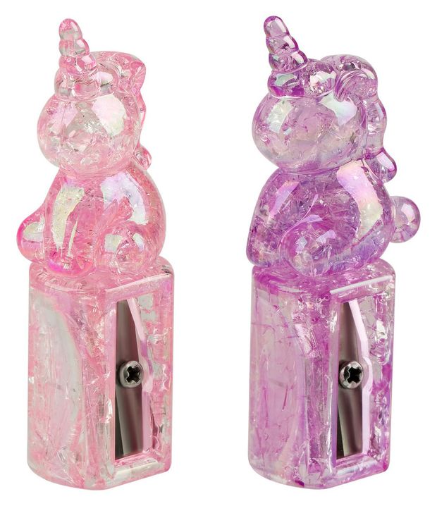 Точилка пластиковая Meshu Cute unicorn 1 отверстие, 1 шт в ассортименте