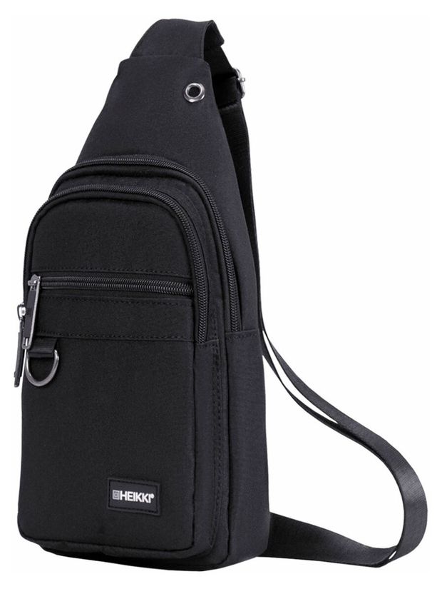 Рюкзак HEIKKI Drive однолямочный черный 2 л 1300₽