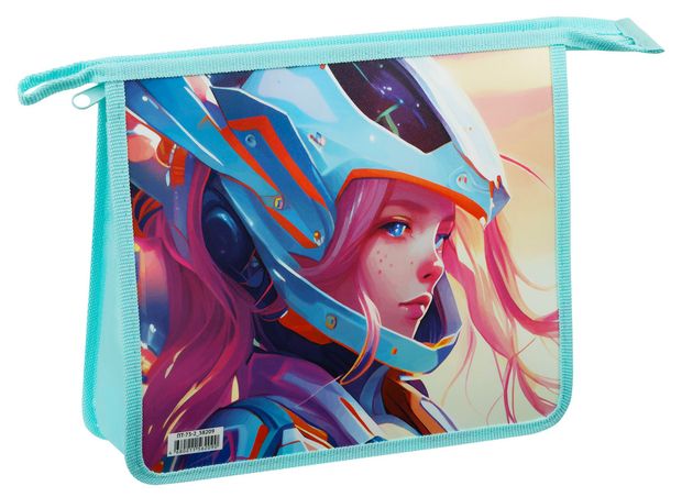 Папка для тетрадей на молнии ArtSpace Cool 2 отделения пластиковая А5 350₽