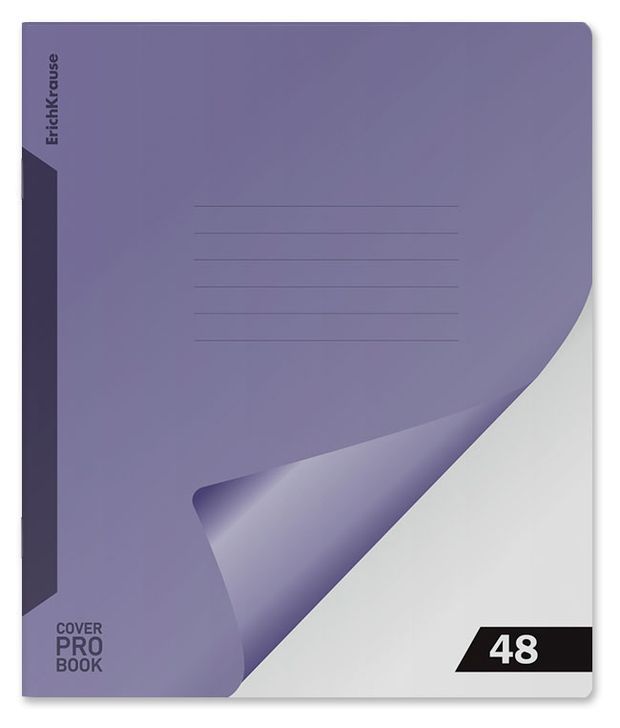 Тетрадь общая ErichKrause CoverProBook matt Reef индиго в клетку А5, 48 л