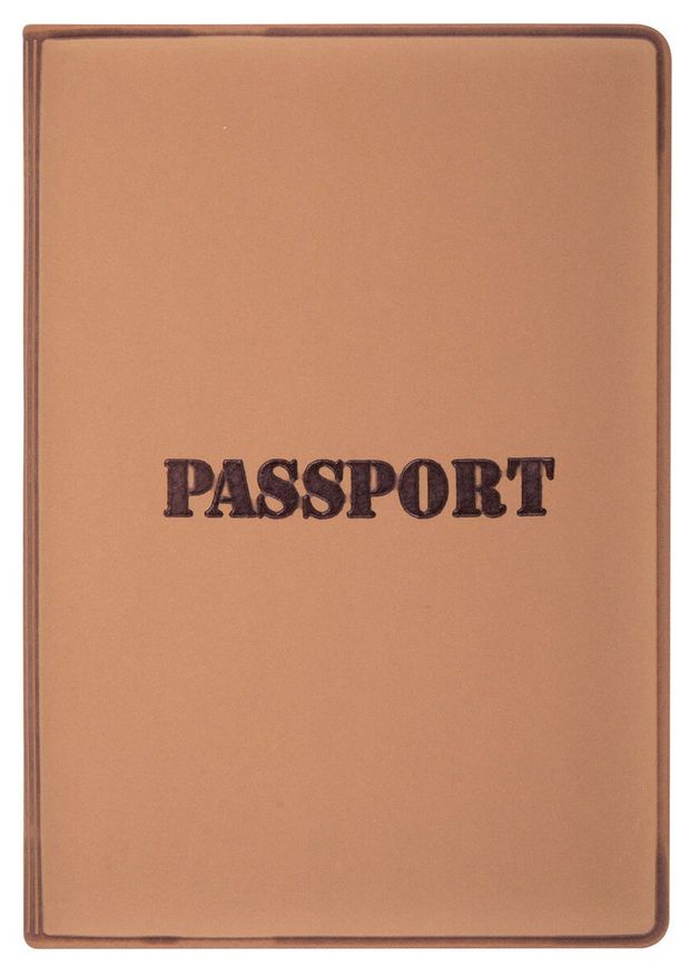 Обложка для паспорта STAFF Passport коричневая