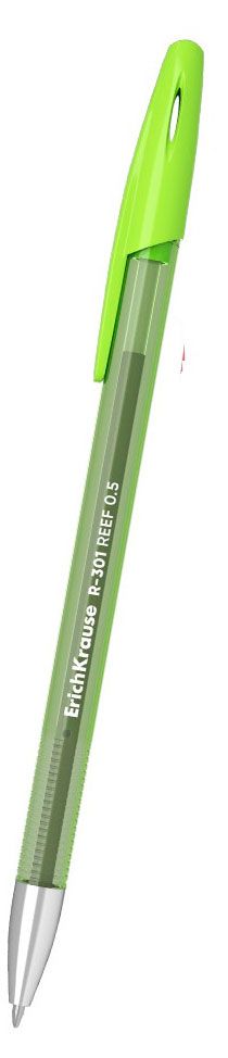 Ручка гелевая ErichKrause R-301 Gel Stick Reef 0,5мм синяя, 1 шт