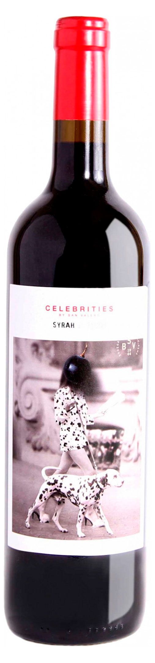 Вино Celebrities Syrah красное сухое Испания, 0,75 л